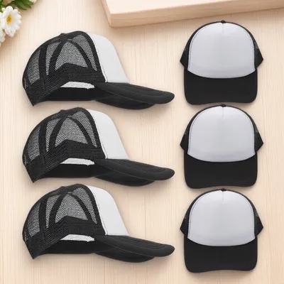 Hat Sublimation Blank - 10Pcs Blank Baseball Caps Mesh Back