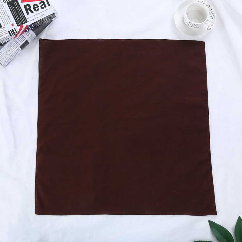Headscarf Cotton Solid Color R - Bandana Blank White recension och pris