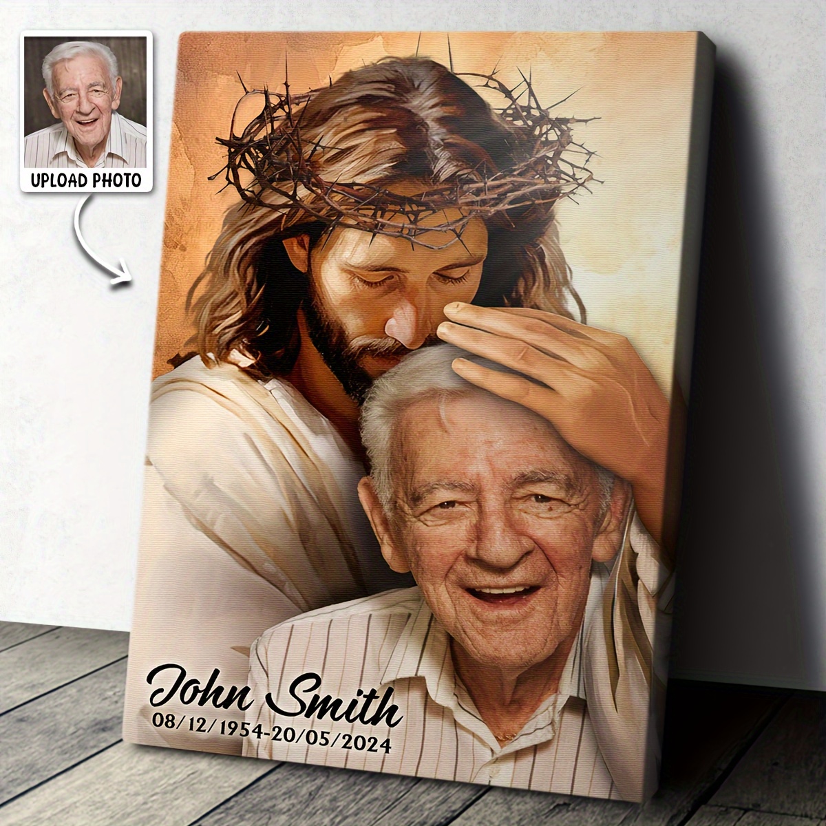 2D Flat-Custom Religious Memor - Canvas Wrap Ready recension och pris