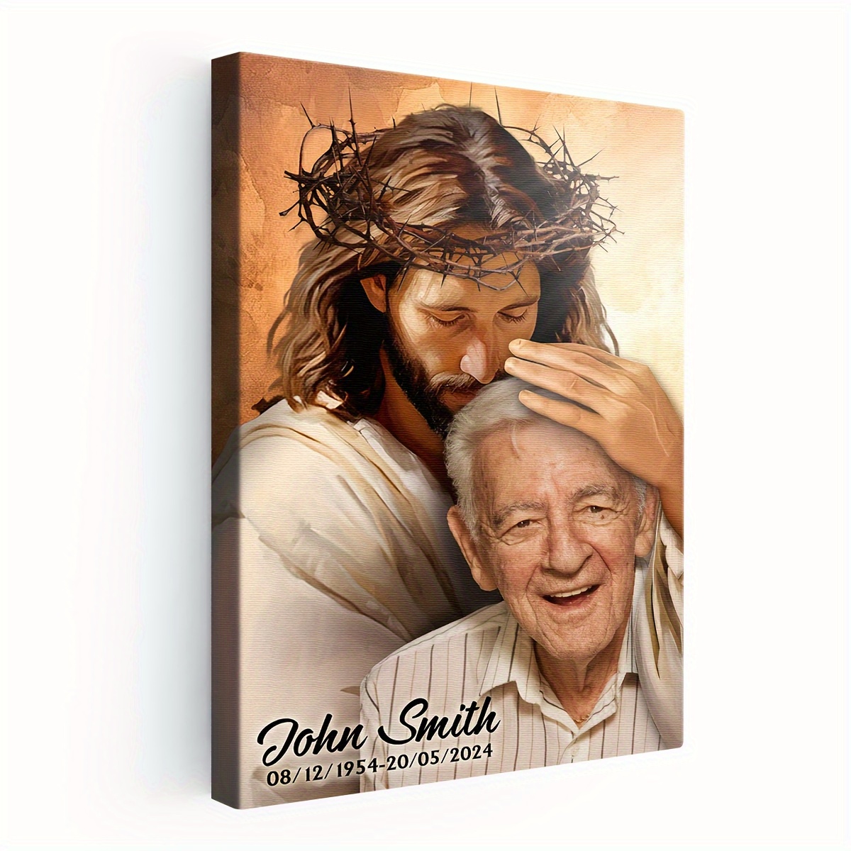 2D Flat-Custom Religious Memor - Canvas Wrap Ready recension och pris