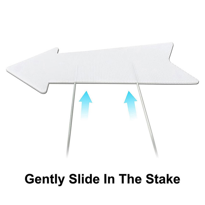 HRBAJ-Directional Arrows Signs - Yard Sign Blank recension och pris