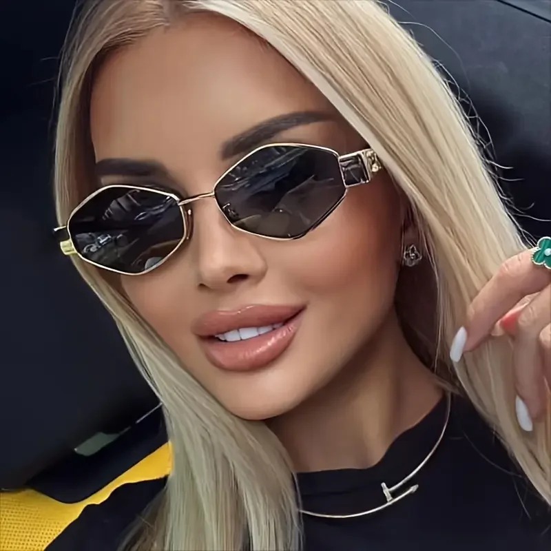 Vintage Punk Style Sunglasses  - Metal Photo Panel recension och pris