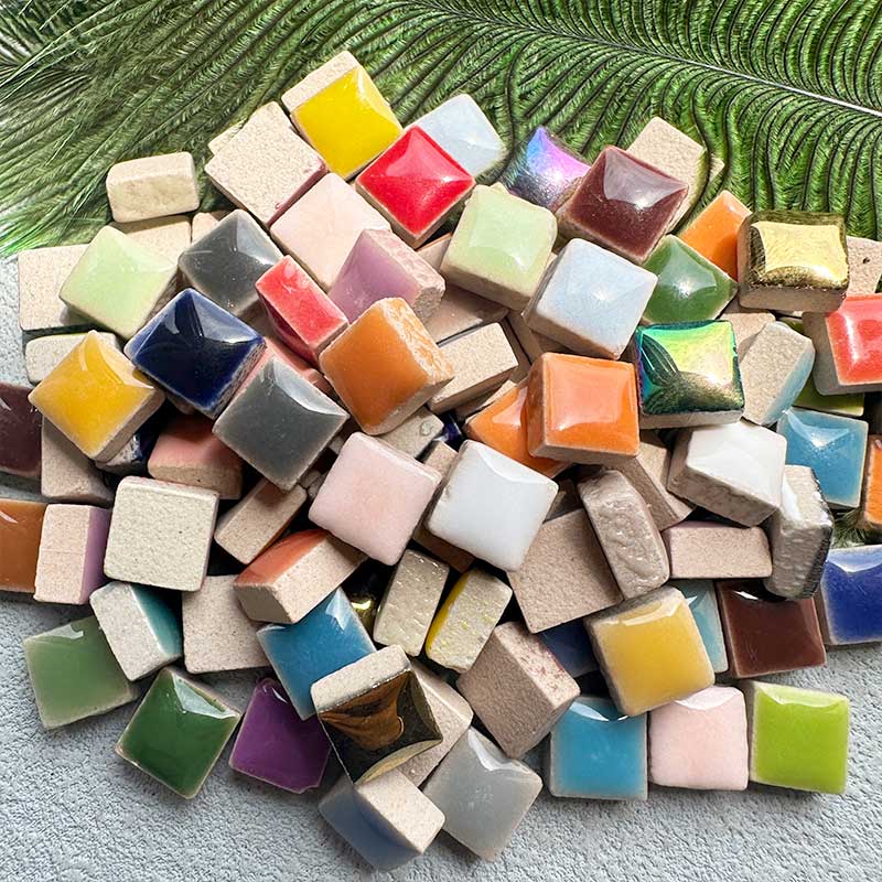 DIY 100g Ceramic Mosaic Tiles  - Ceramic Tile Blank recension och pris