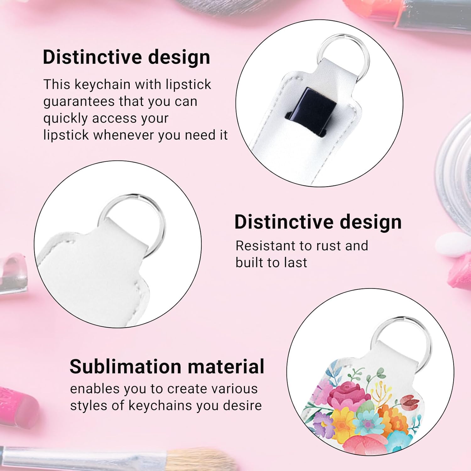 10 Pcs Sublimation Lipstick Ho - Puzzle Blank White recension och pris