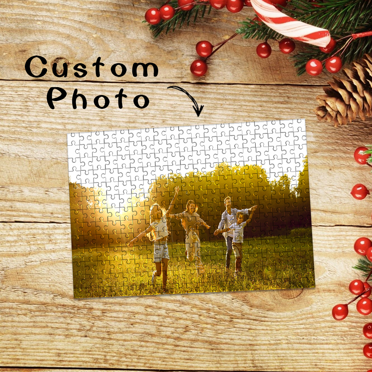 1pc Custom Photo Single Portra - Puzzle Blank White recension och pris