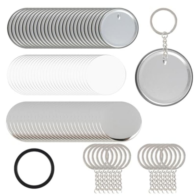 100 Sets 58 Mm/ 44 Mm Button M - Button Badge Blank recension och pris