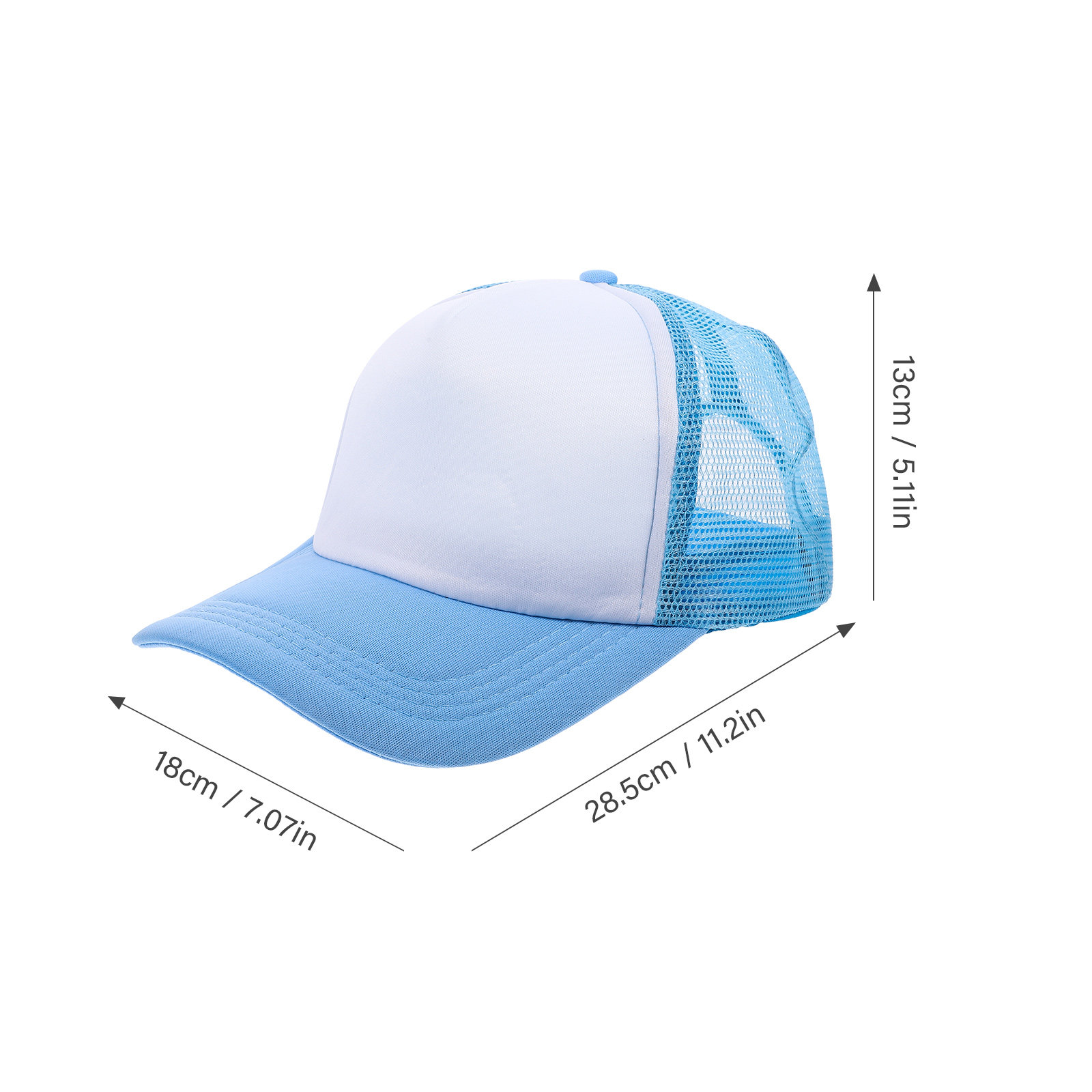10Pcs Mesh Baseball Hat Blank  - Hat Sublimation Blank recension och pris