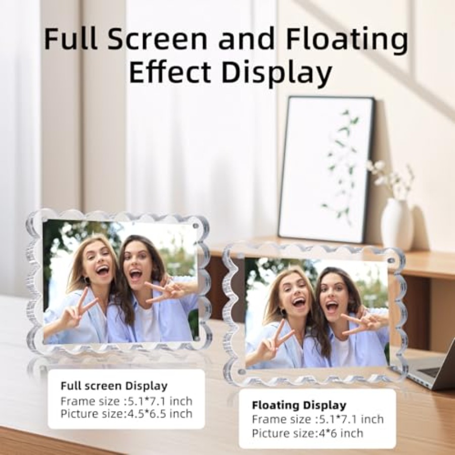 3 Pack Acrylic Picture Frame.  - Photo Acrylic Block recension och pris