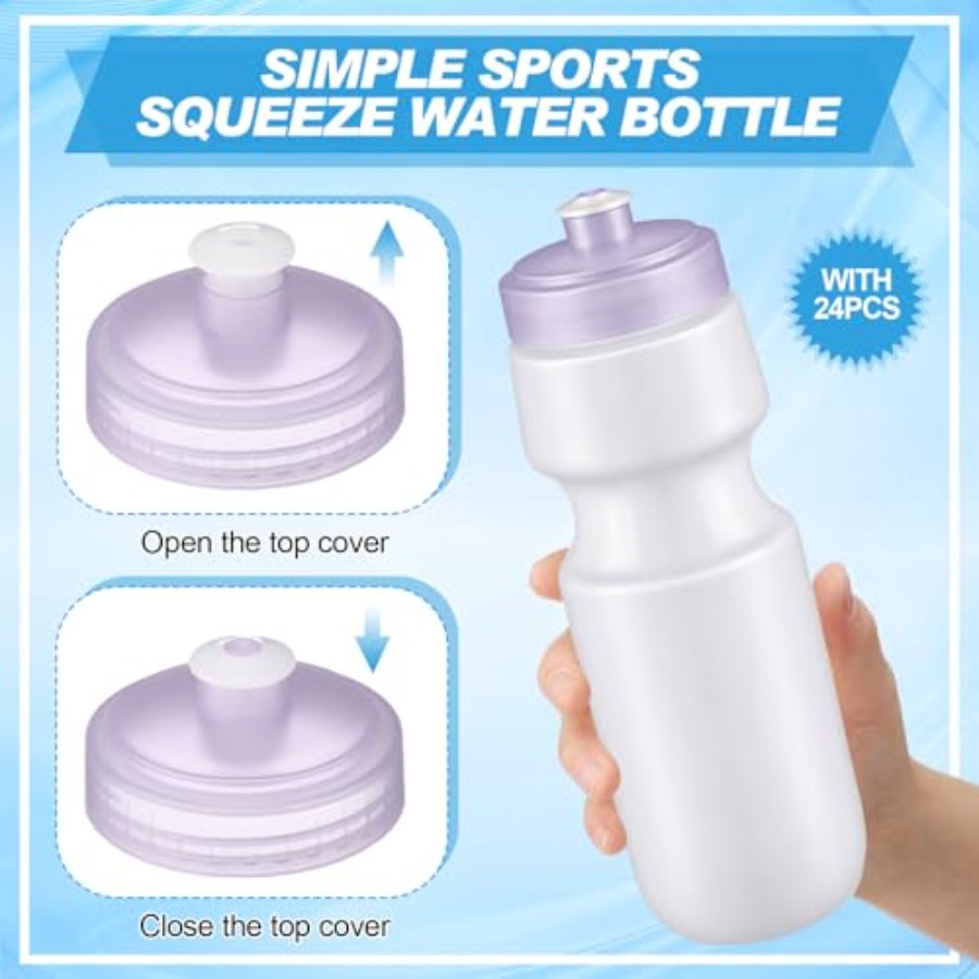 24 Pcs Sports Water Bottles Bu - Water Bottle Blank recension och pris