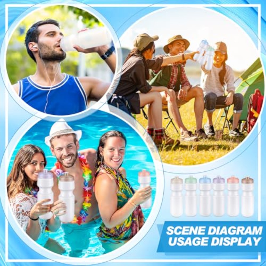 24 Pcs Sports Water Bottles Bu - Water Bottle Blank recension och pris