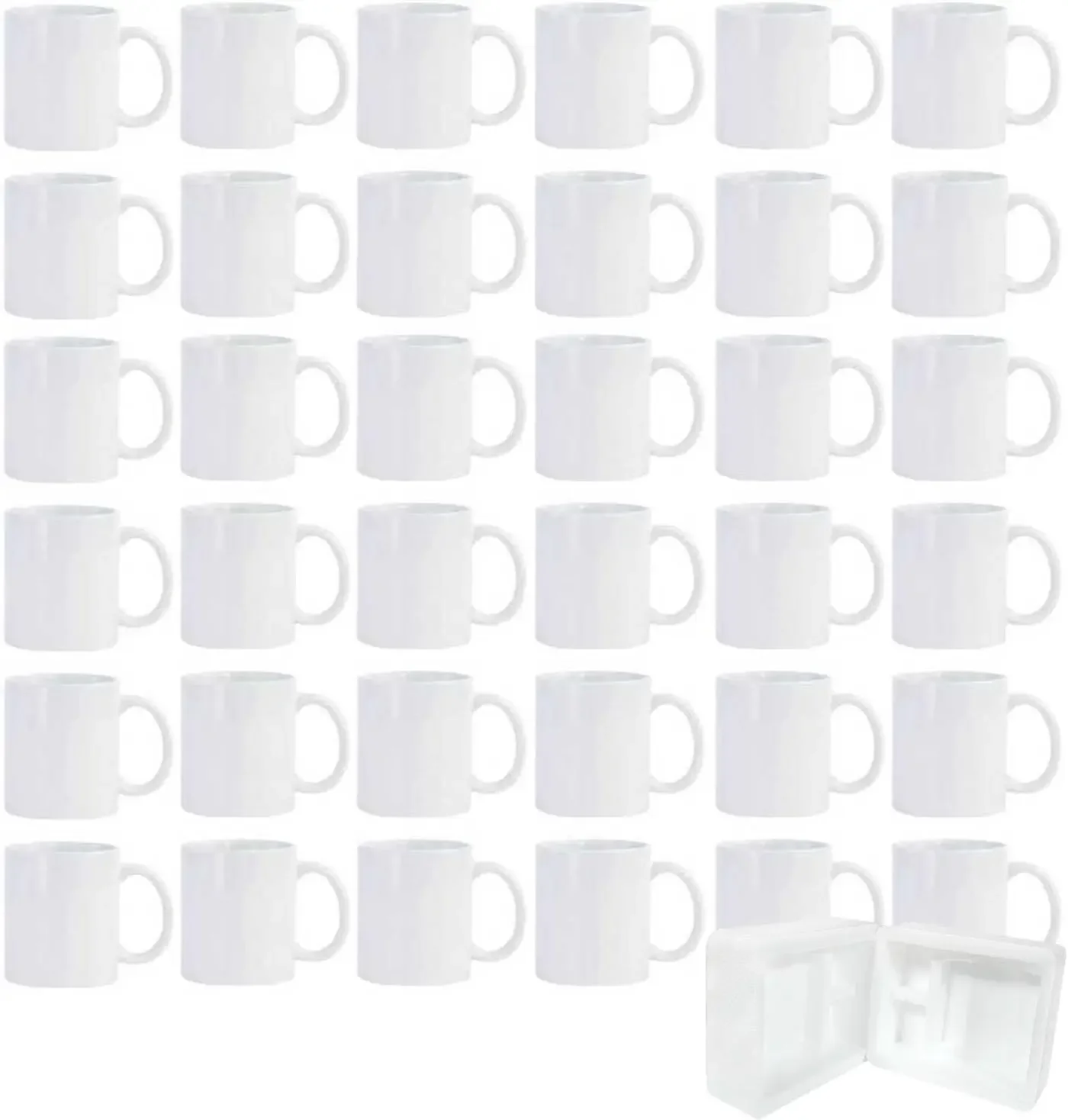 36pcs Sublimation Mugs, 11oz W - Sublimation Mug White recension och pris