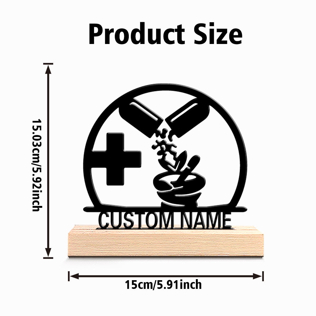 1pc New Design Personalized Cu - Metal Photo Panel recension och pris
