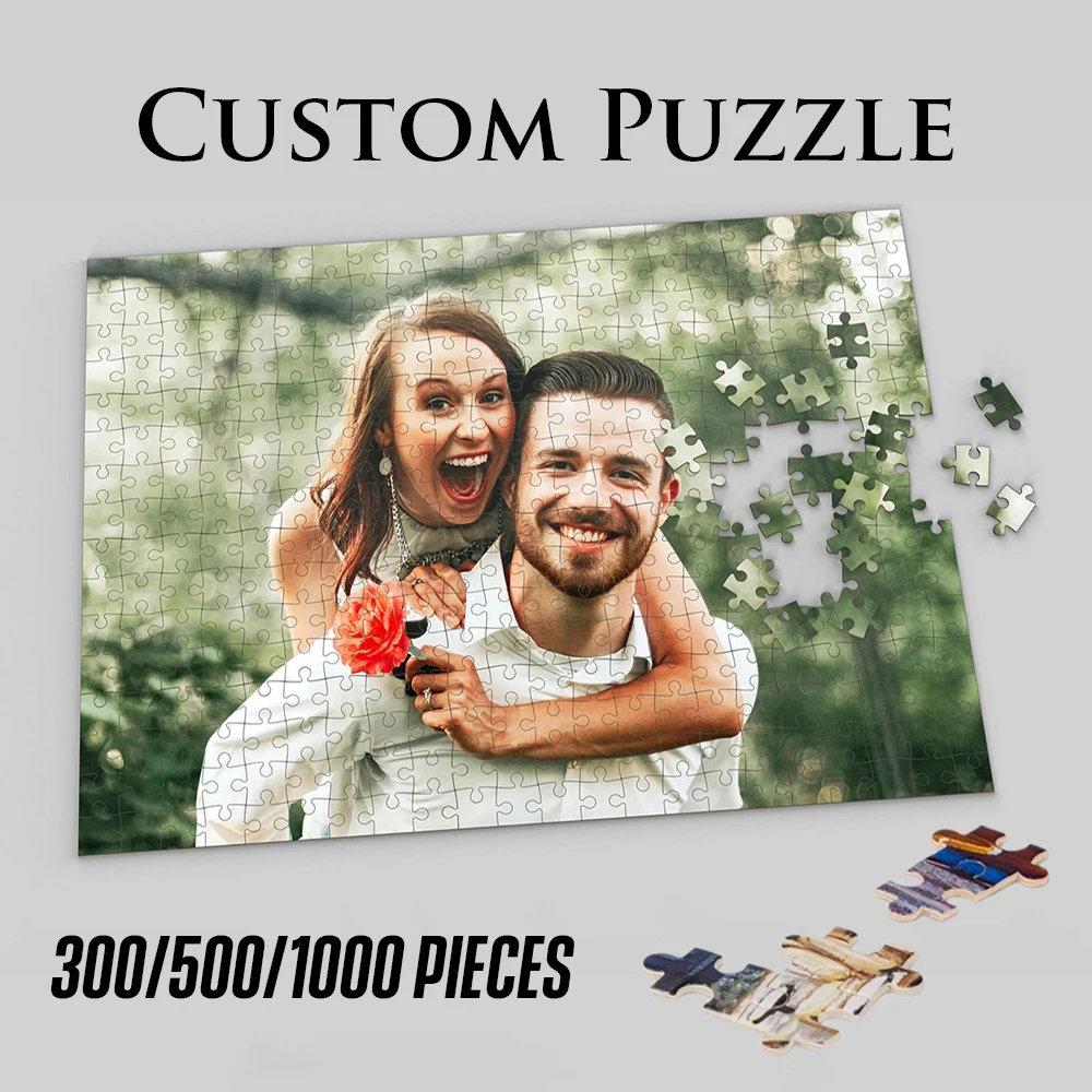 DIY Custom Jigsaw Puzzle Custo - Puzzle Blank White recension och pris