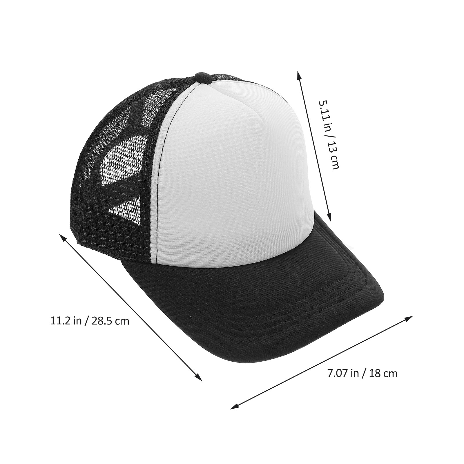 10Pcs Blank Baseball Caps Mesh - Hat Sublimation Blank recension och pris