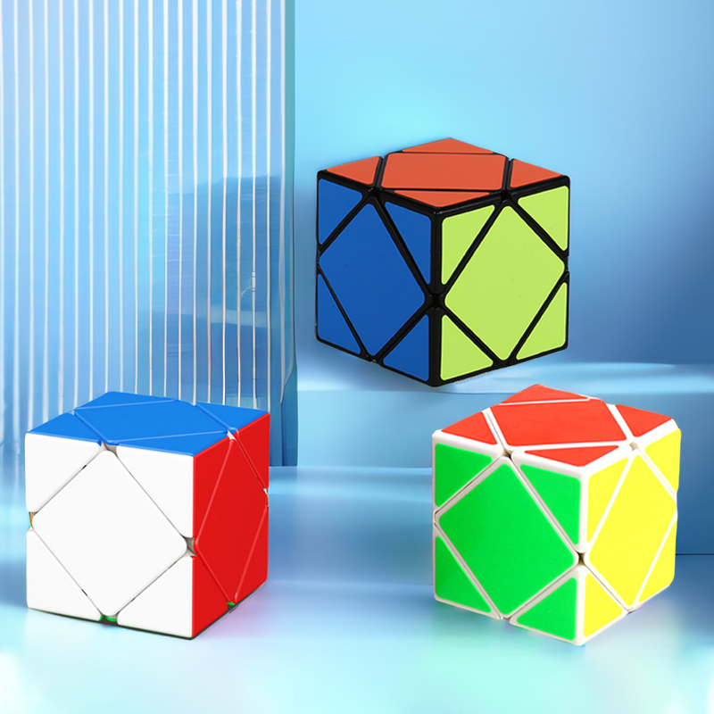 SENGSO Skewb Speed Cube Sticke - Puzzle Blank White recension och pris