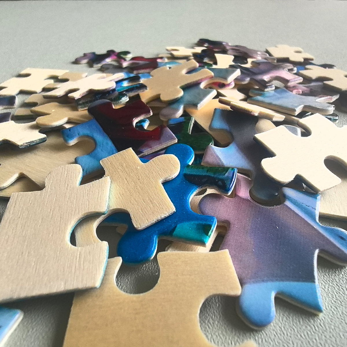 DIY custom puzzle pieces custo - Puzzle Blank White recension och pris