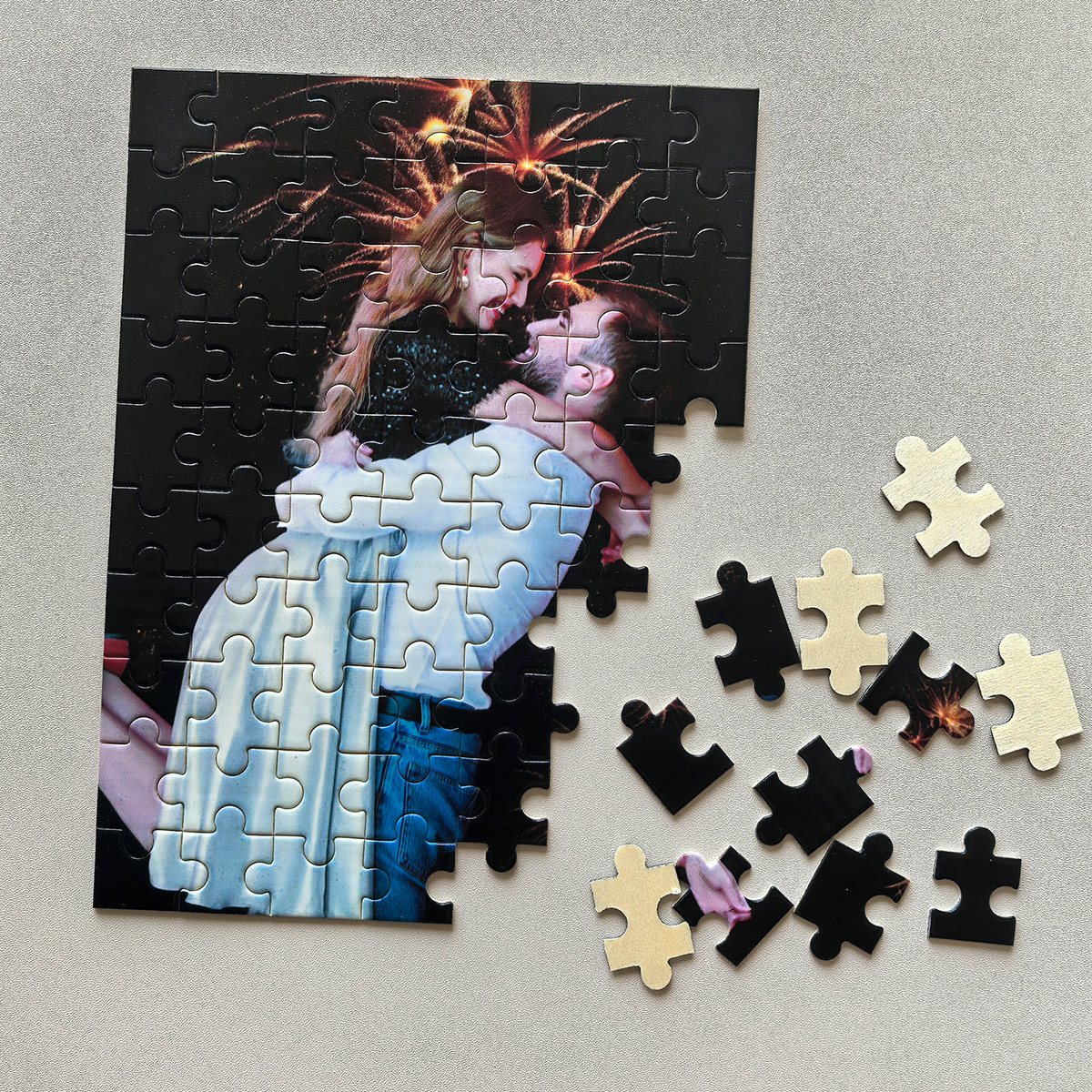 DIY custom puzzle pieces custo - Puzzle Blank White recension och pris
