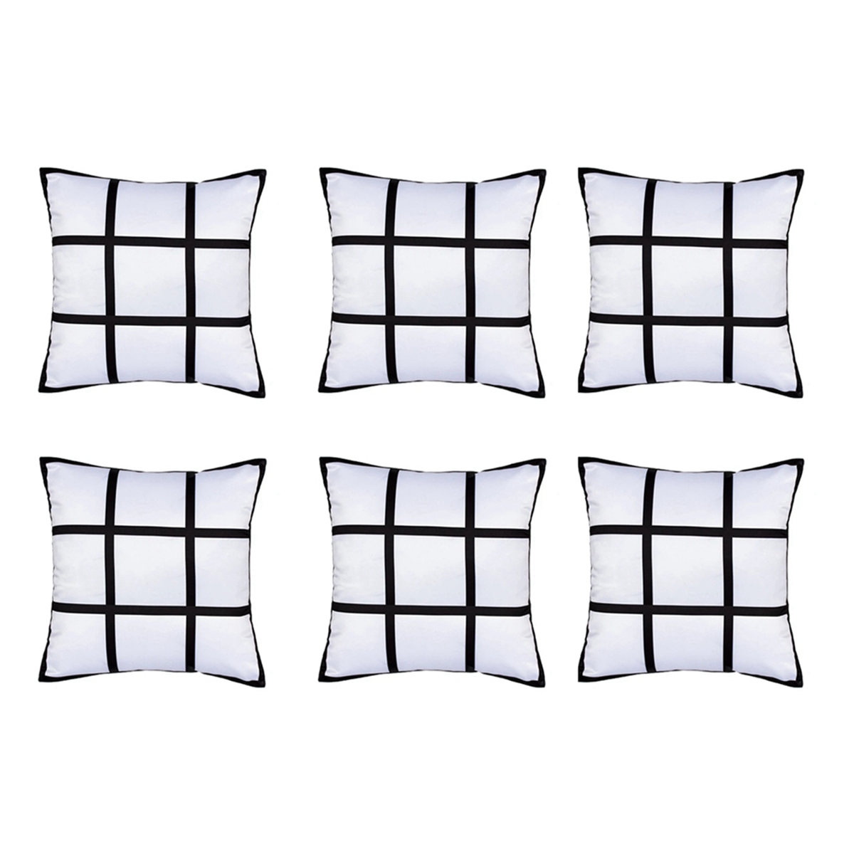 A45I 6Pcs Sublimation Blank Pa - Pillow Cover Sublimation recension och pris