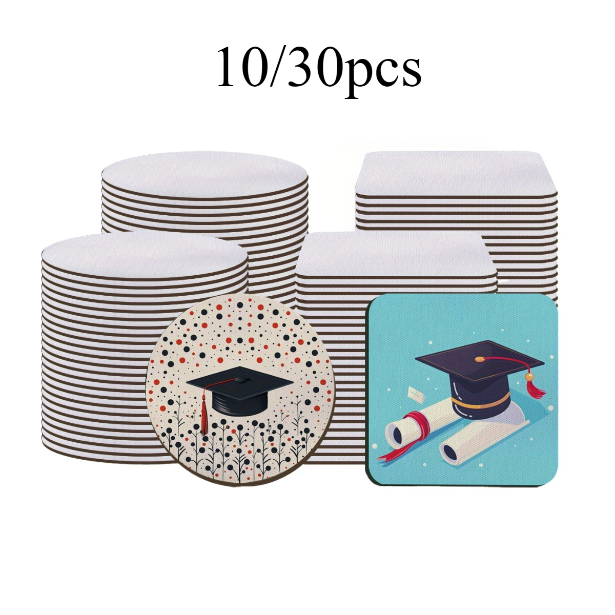 10/30pcs Sublimation Blank Coa - Puzzle Blank White recension och pris