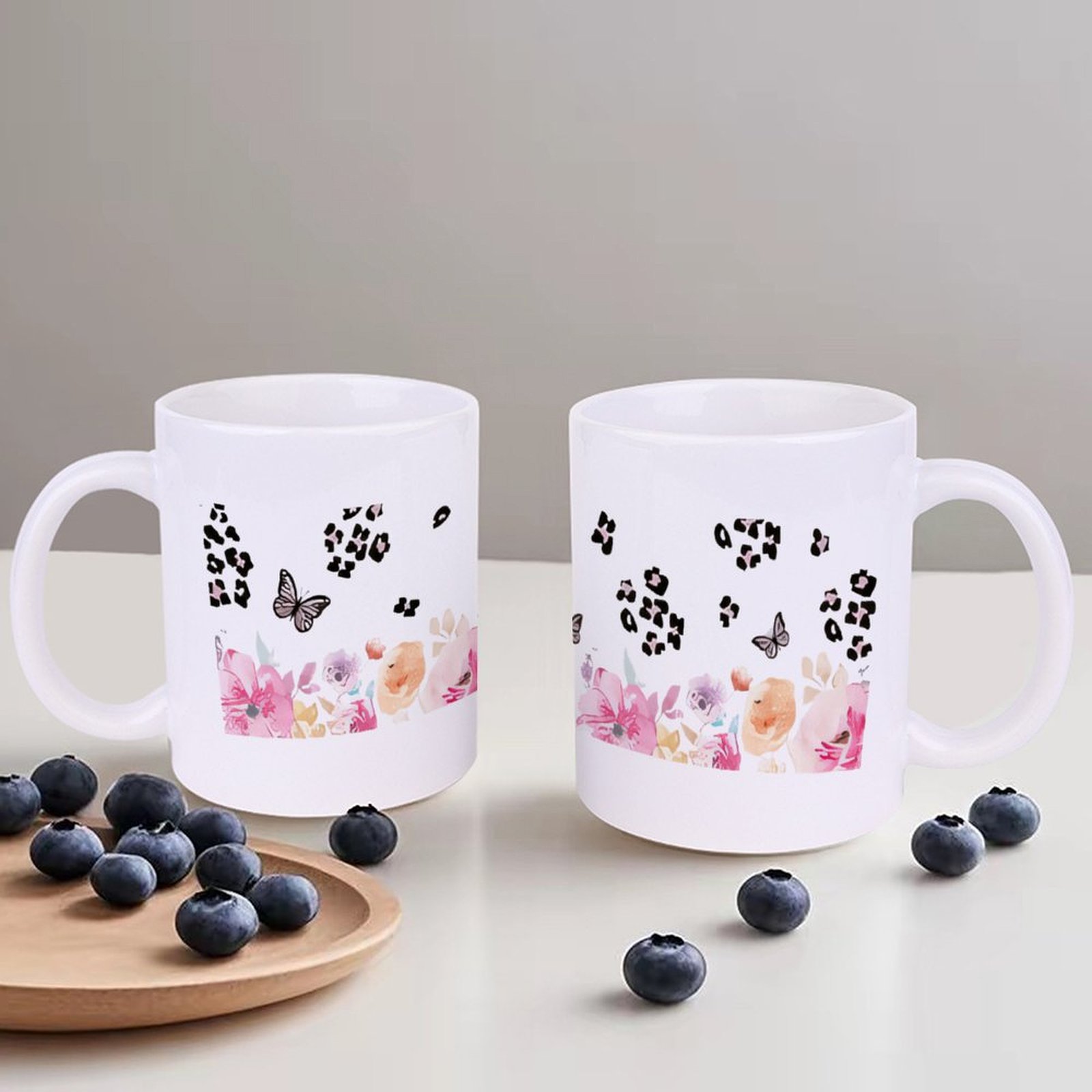 A Watercolor Painting Of Flowe - Sublimation Mug White recension och pris