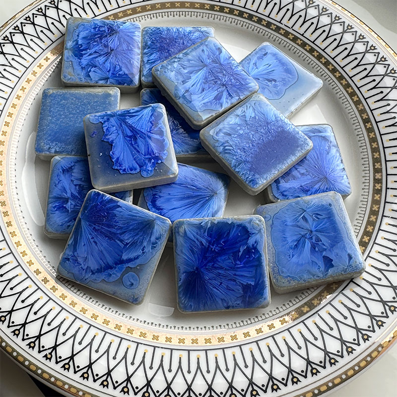 100g DIY Ceramic Mosaic Tiles  - Ceramic Tile Blank recension och pris