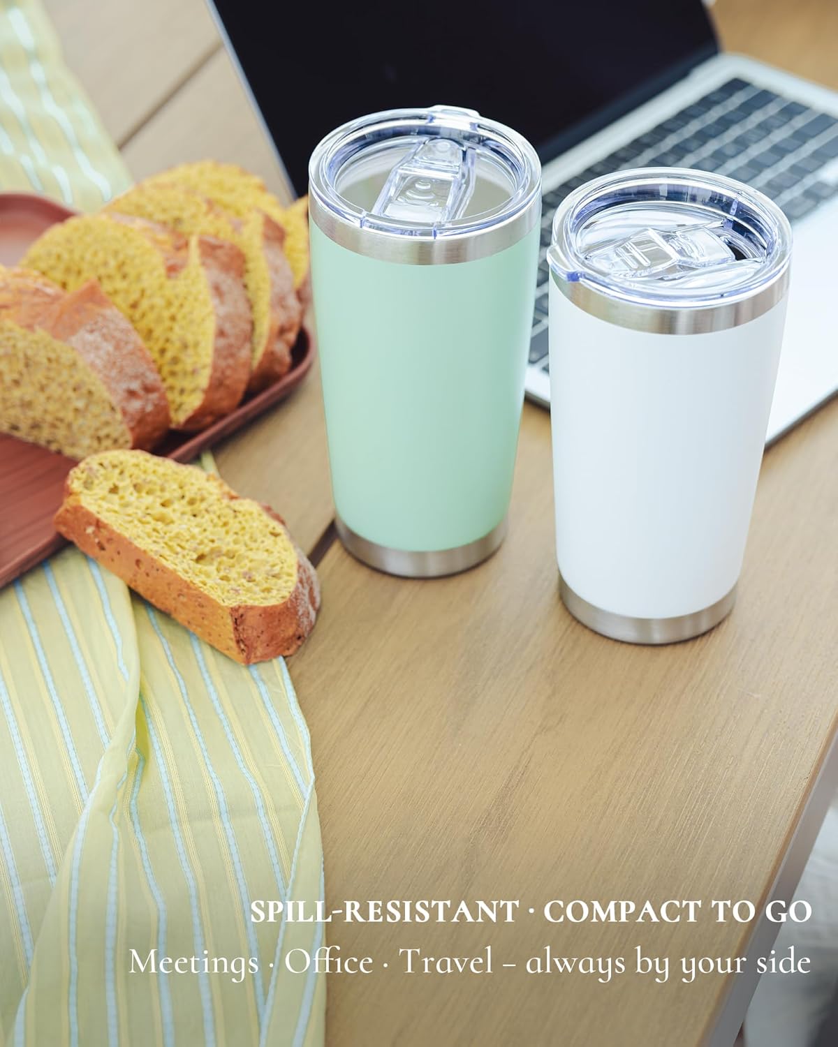 20oz Leakproof Travel Coffee T - Tumbler 20Oz White recension och pris