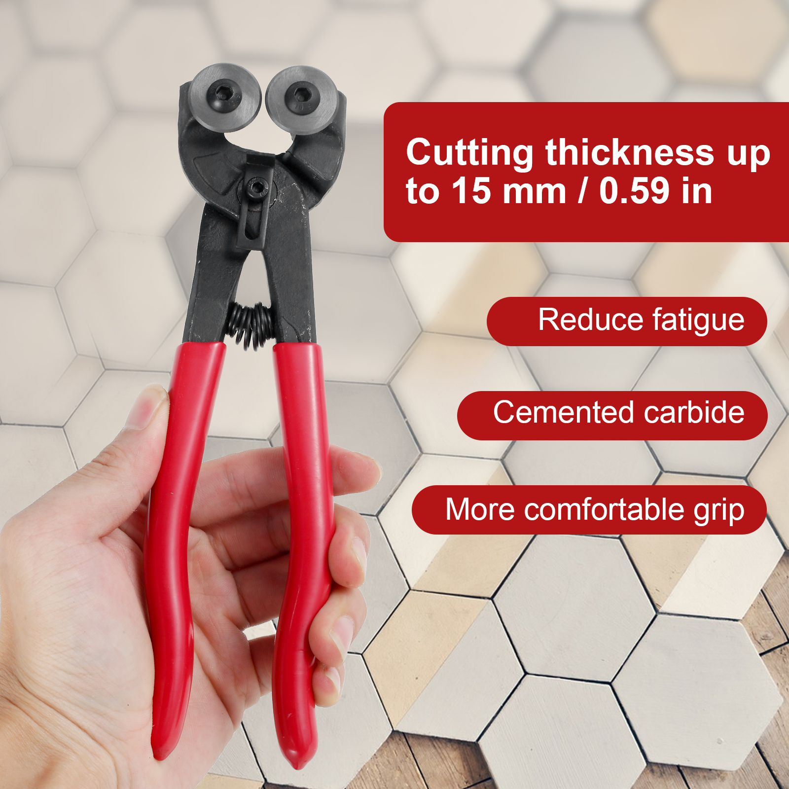 1/2 Pcs Glass Tile Nippers Set - Ceramic Tile Blank recension och pris