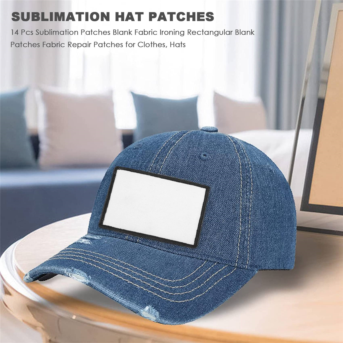 ABVA-14 Pcs Sublimation Patche - Hat Sublimation Blank recension och pris