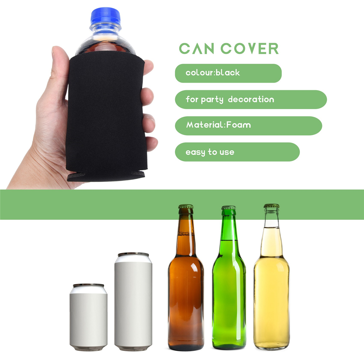 Lo-ok Bulk Can Coolers (25-Pac - Water Bottle Blank recension och pris