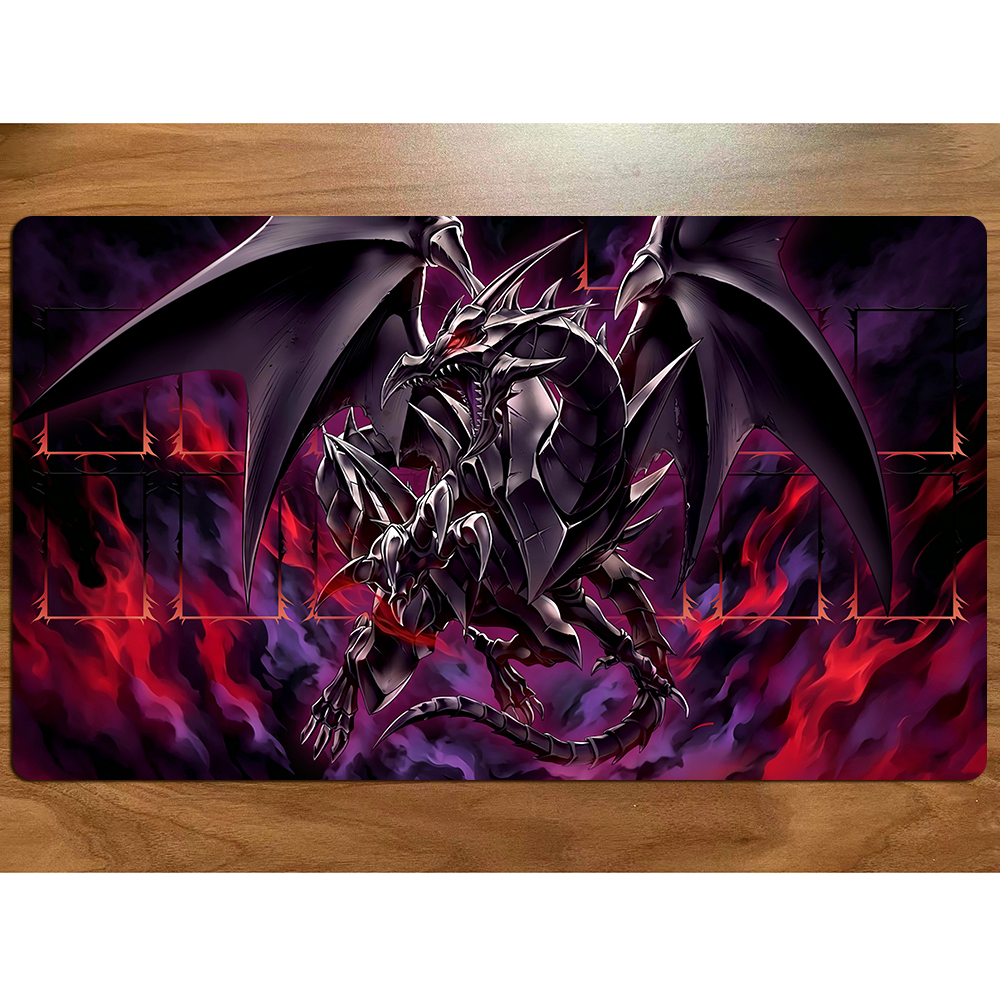 Yu-Gi-Oh Playmat Red-Eyes Blac - Door Mat Blank recension och pris