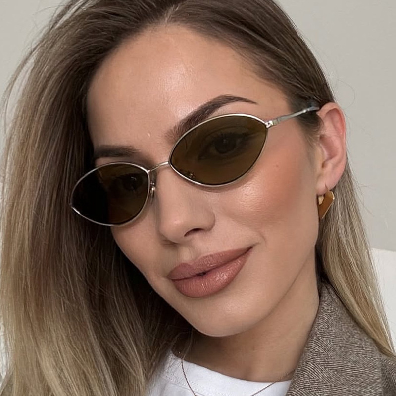 Retro Cat eye Woman Sunglasses - Metal Photo Panel recension och pris