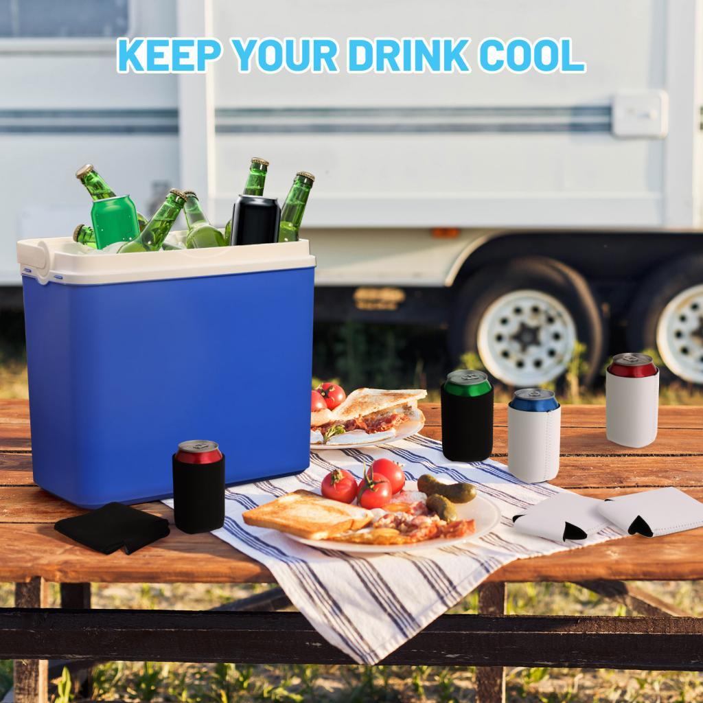 10x Blank Beer Can Coolers Sle - Water Bottle Blank recension och pris