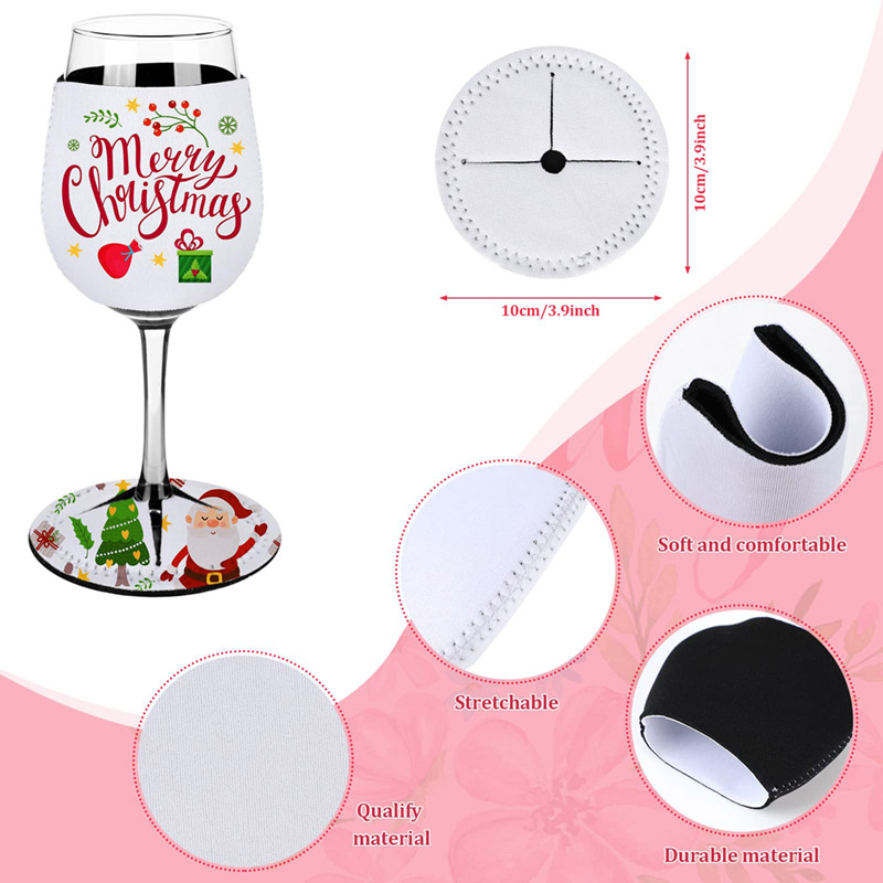 5/10Pcs Sublimation Wine Bottl - Coaster Sublimation Blank recension och pris