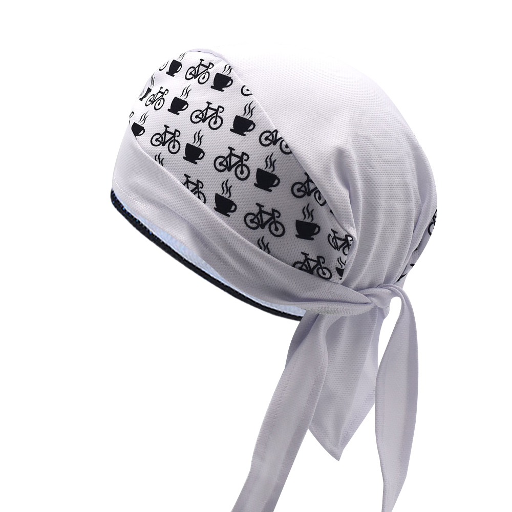 Classic Men White Cycling Cap  - Bandana Blank White recension och pris