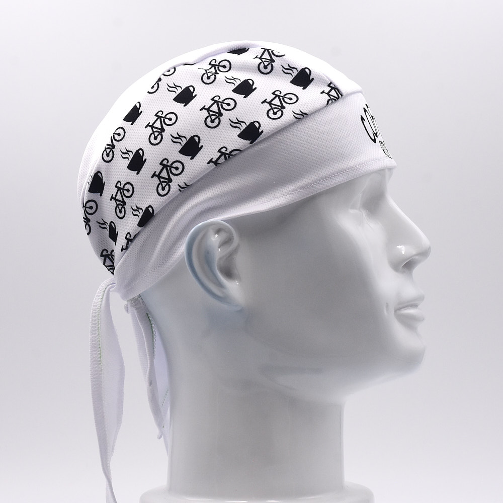 Classic Men White Cycling Cap  - Bandana Blank White recension och pris