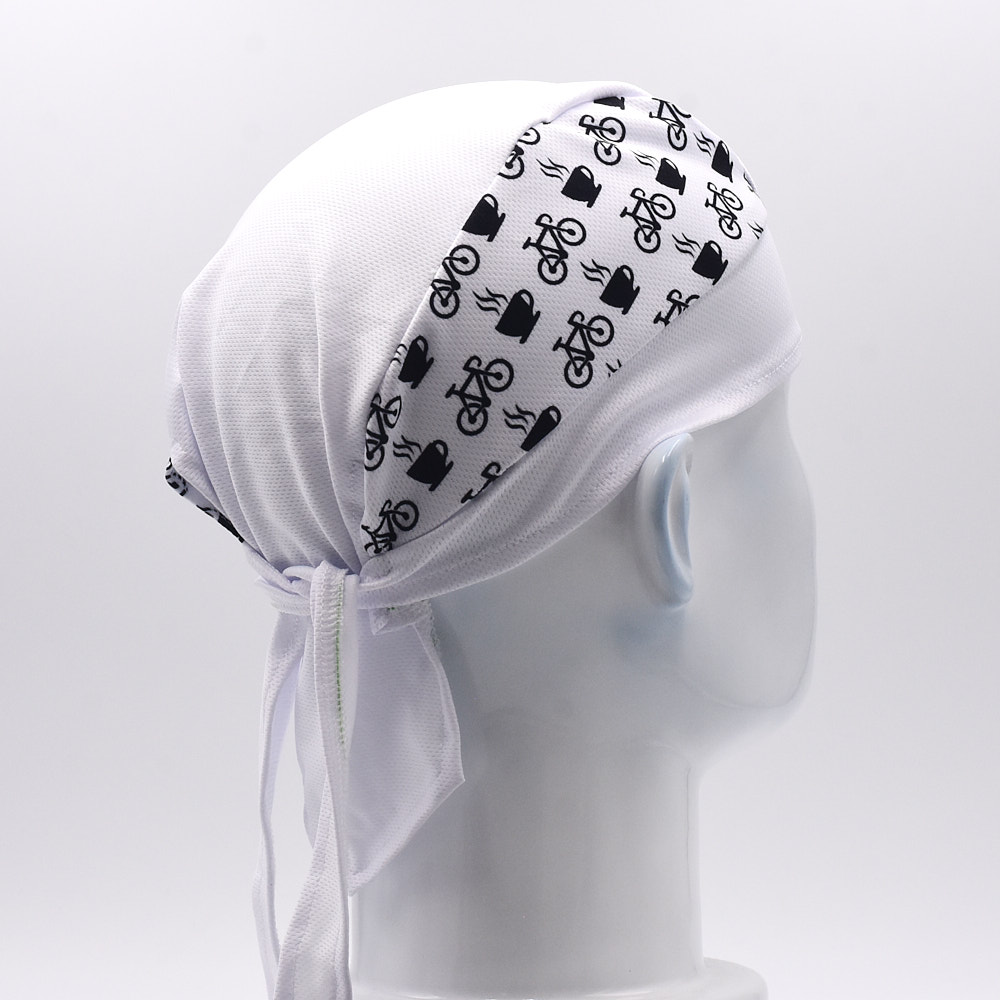 Classic Men White Cycling Cap  - Bandana Blank White recension och pris