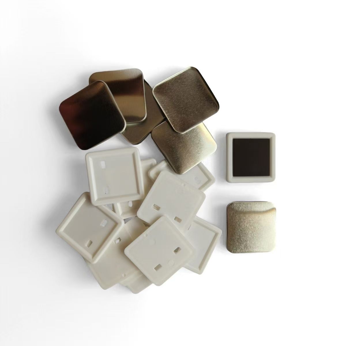 100pcs 50*50mm 2inch Square ma - Button Badge Blank recension och pris