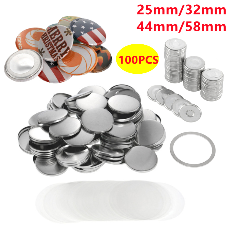 25/32/37/44/58mm Button Making - Button Badge Blank recension och pris